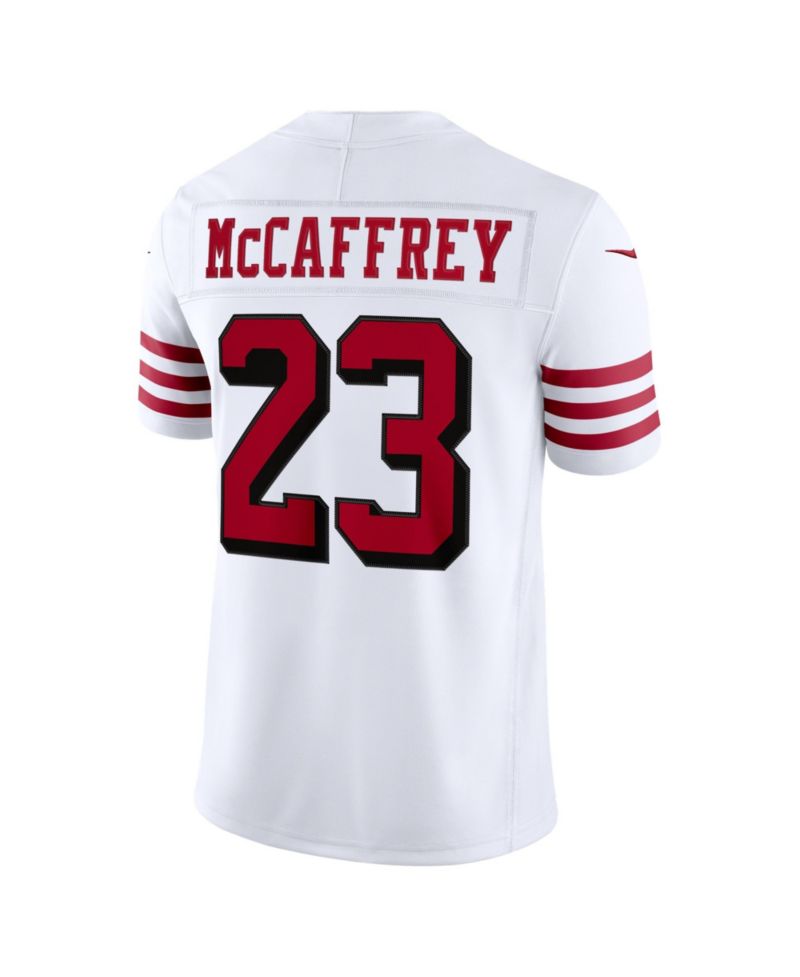 Men's Christian McCaffrey White San Francisco 49ers Alternate Vapor F.U.S.E. Stitched Limited Jersey