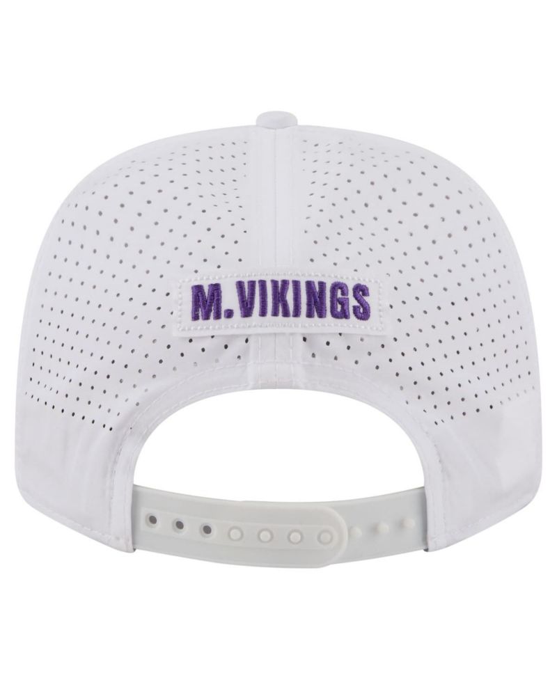 Men's White Minnesota Vikings Name Plate 9SEVENTY Adjustable Hat