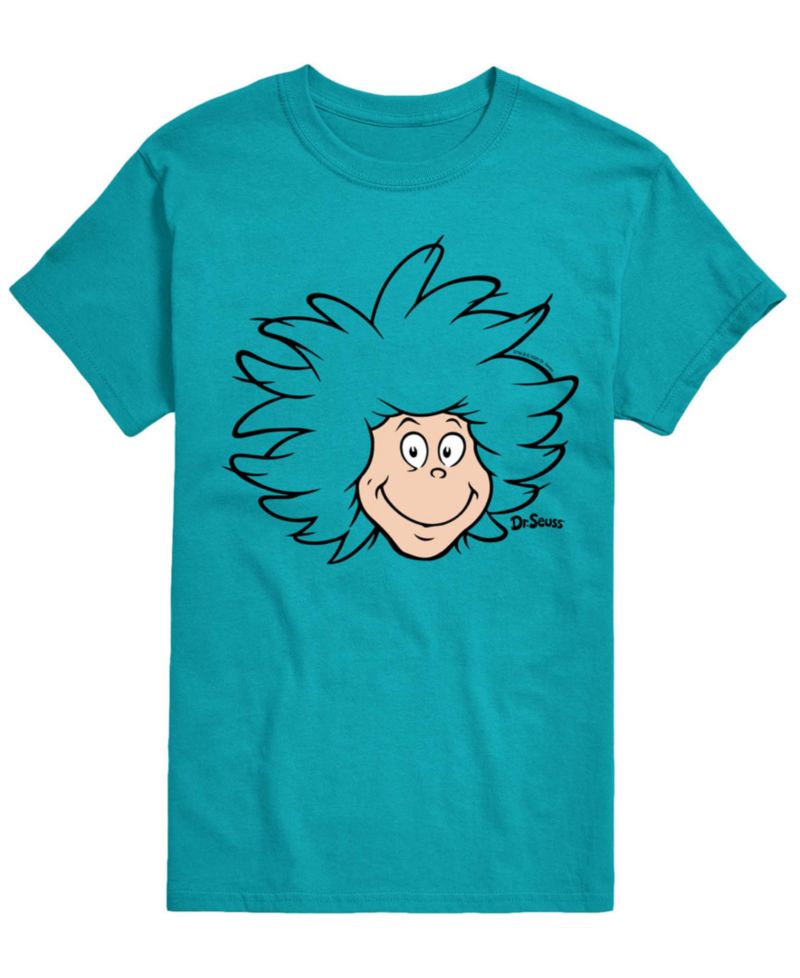 Men's Dr. Seuss Thing Face Short-Sleeve Graphic T-Shirt