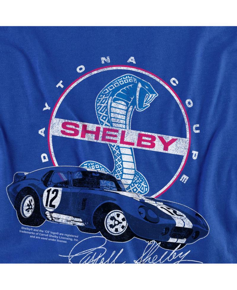 Big & Tall Carroll Shelby Daytona Coupe Circle Logo T-Shirt