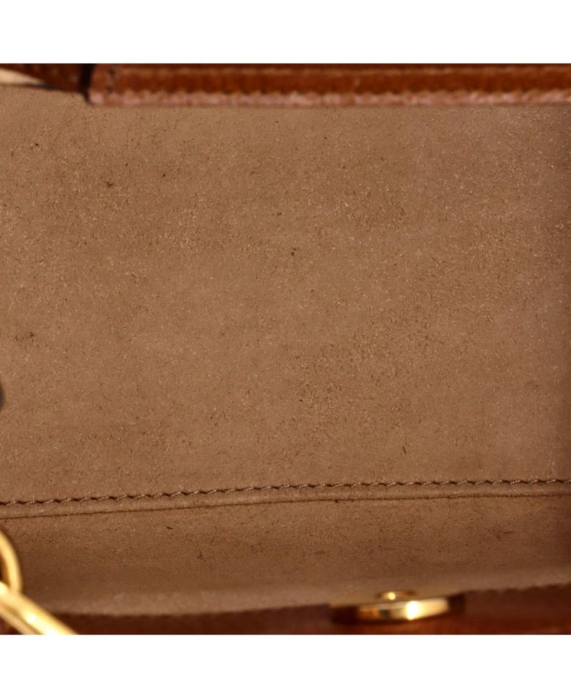 Mini Diana NM Bamboo Handle Tote Leather