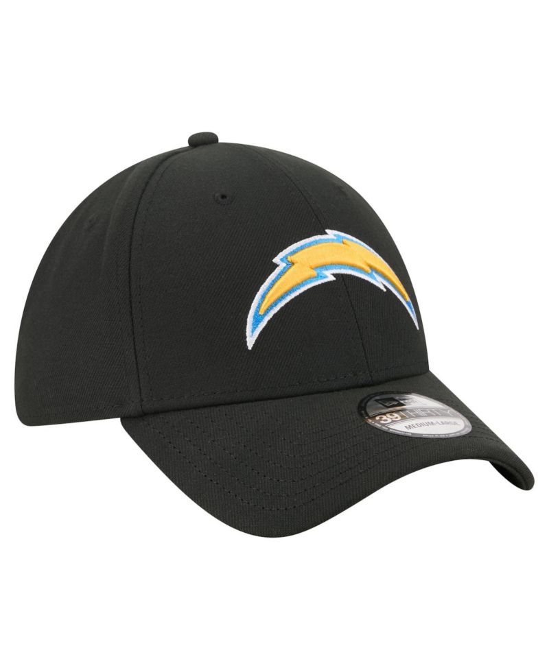 Men's Black Los Angeles Chargers Core Team 39THIRTY Flex Hat