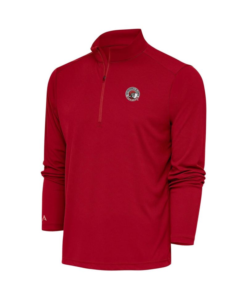 Men's Red Tampa Spartans Tribute Quarter-Zip Sweatshirt