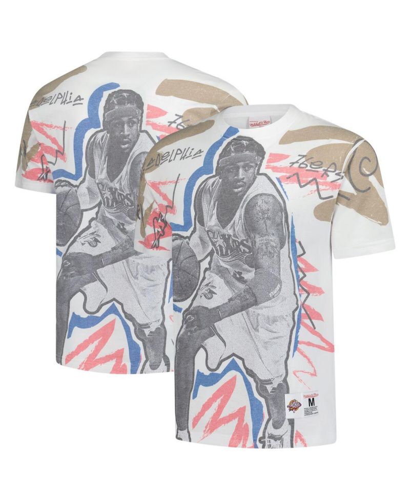 Men's Allen Iverson White 2000 NBA All-Star Game Showstopper T-Shirt