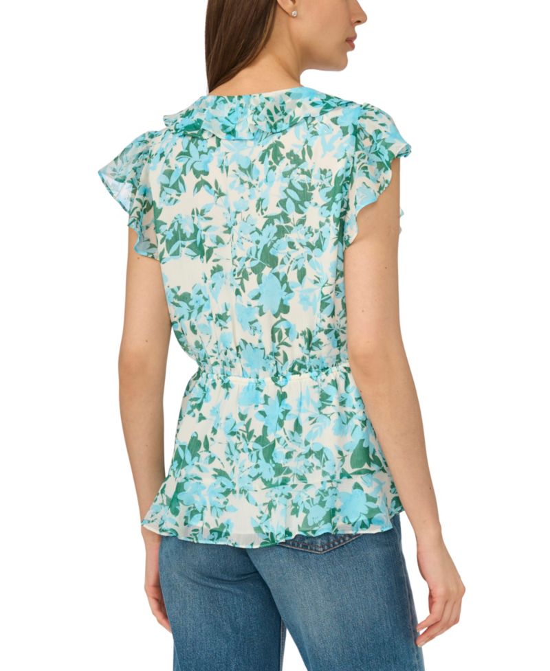 Women's Ruffle Wrap Top