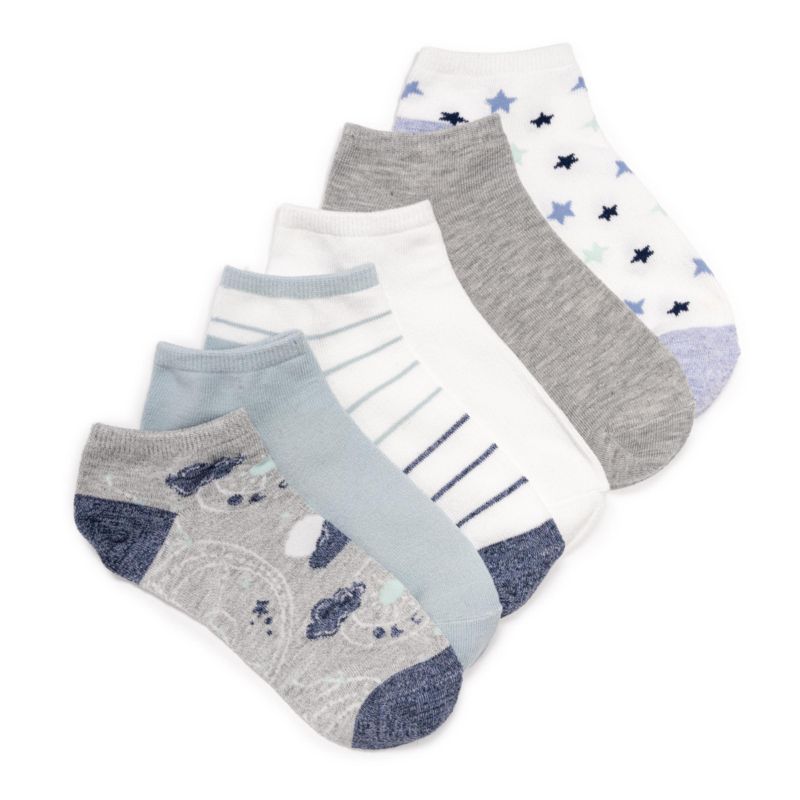 Women's Low Cut Novelty Socks, 6 Pair Pack