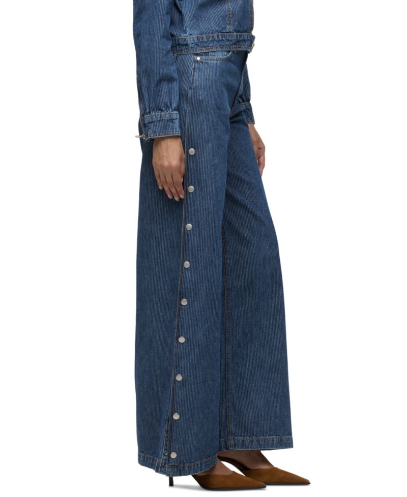 Women's James High-Waisted Wide-Leg Jeans