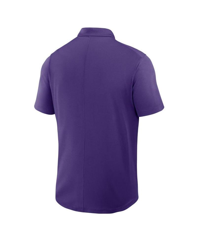 Men's Purple LSU Tigers Primetime Victory Legacy Vault Logo Performance Polo Shirt