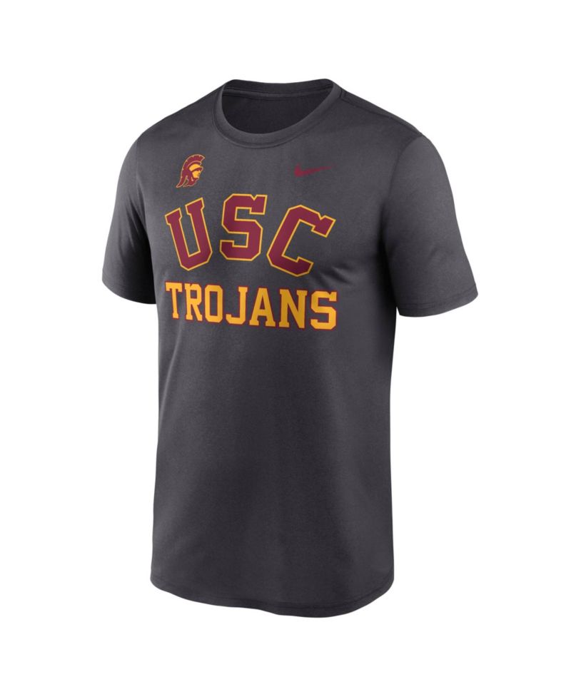 Men's Anthracite USC Trojans Primetime Arch Mantra Legend Dri-FIT T-Shirt