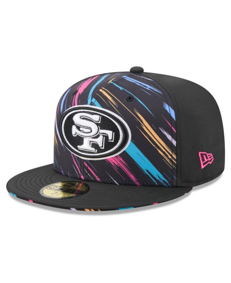 Men's Black San Francisco 49ers 2026 NFL Cruical Catch 59FIFTY Fitted Hat