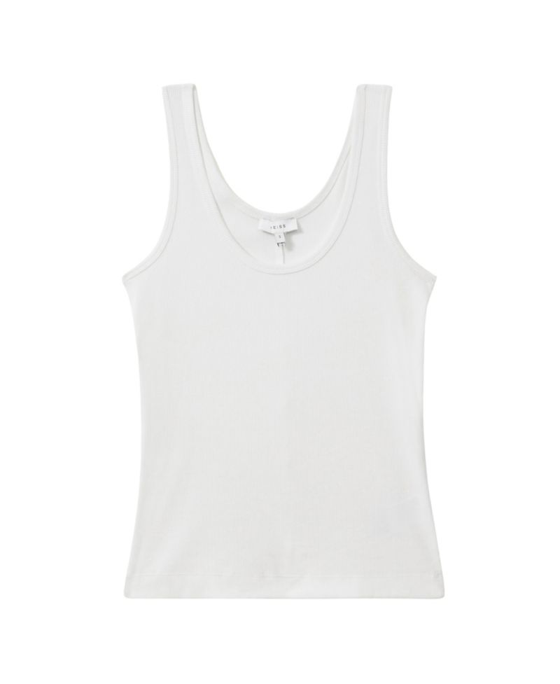 Women's Violet Scoop Neck Rib Vest