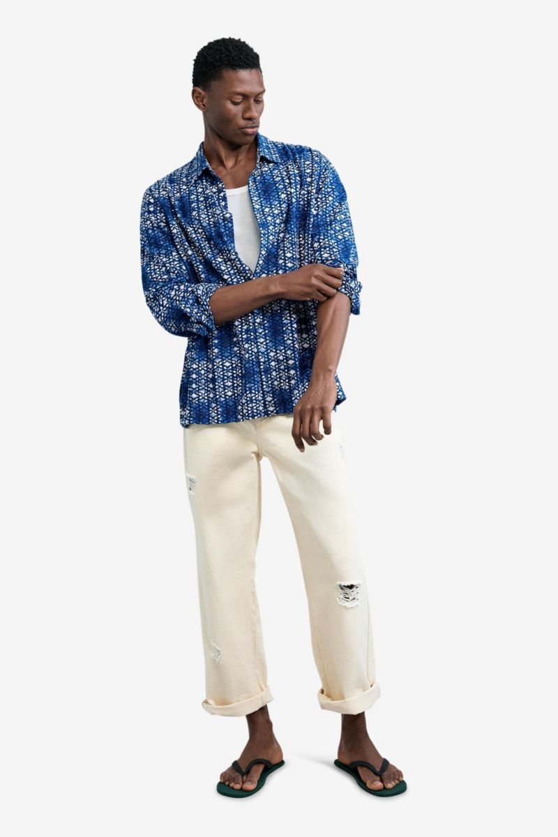 Men's Geometric print shirt