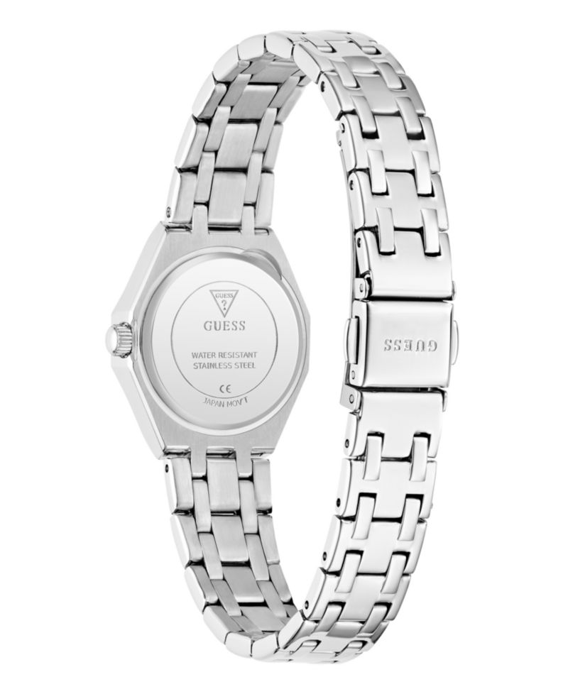 Women's Silver Tone Analog Watch, 25mm