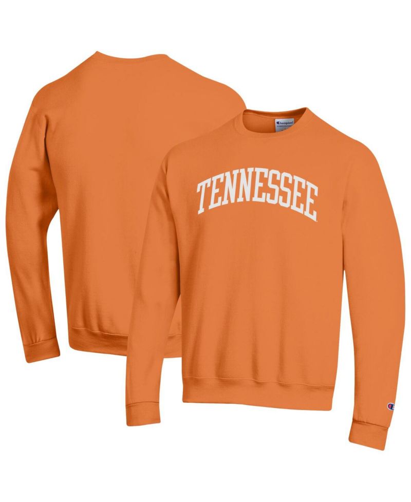 Men's Tennessee Orange Tennessee Volunteers Basic Arch Fleece Pullover Sweatshirt