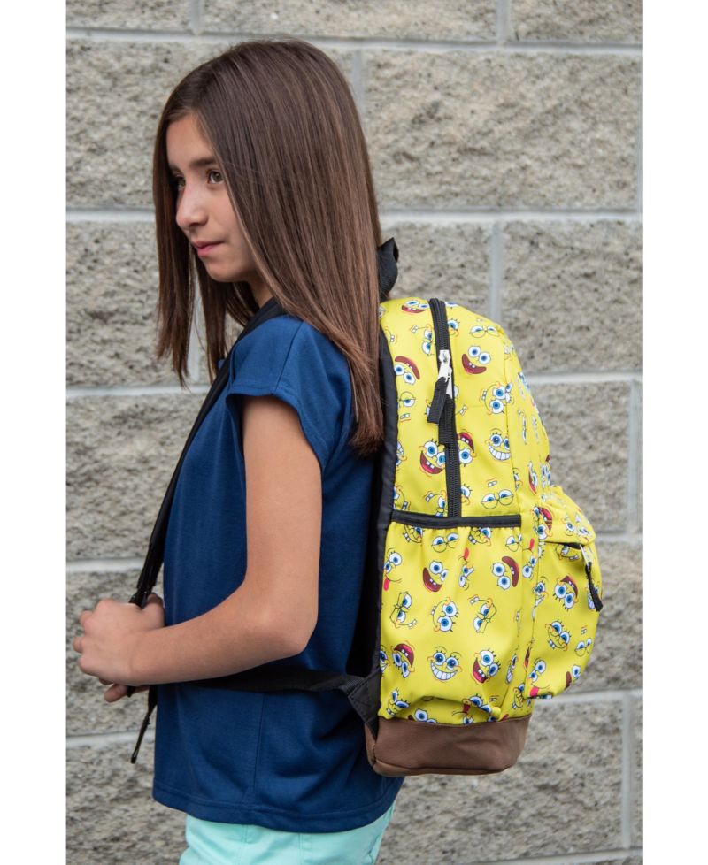 Nickelodeon Face Expressions All Over Print Backpack 16"