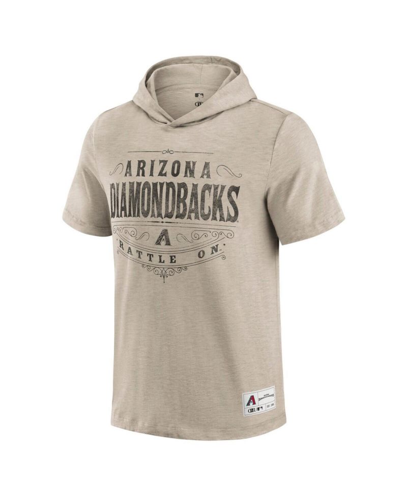 Men's Tan Arizona Diamondbacks Hooded T-Shirt
