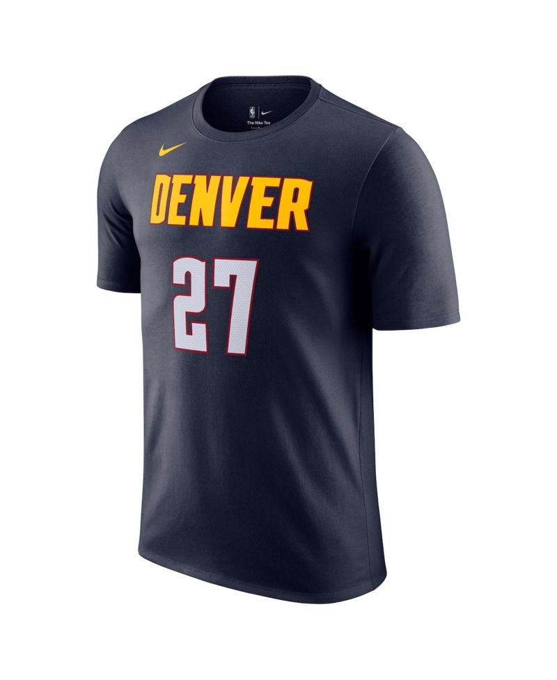 Men's Jamal Murray Navy Denver Nuggets Icon Edition Name & Number T-Shirt