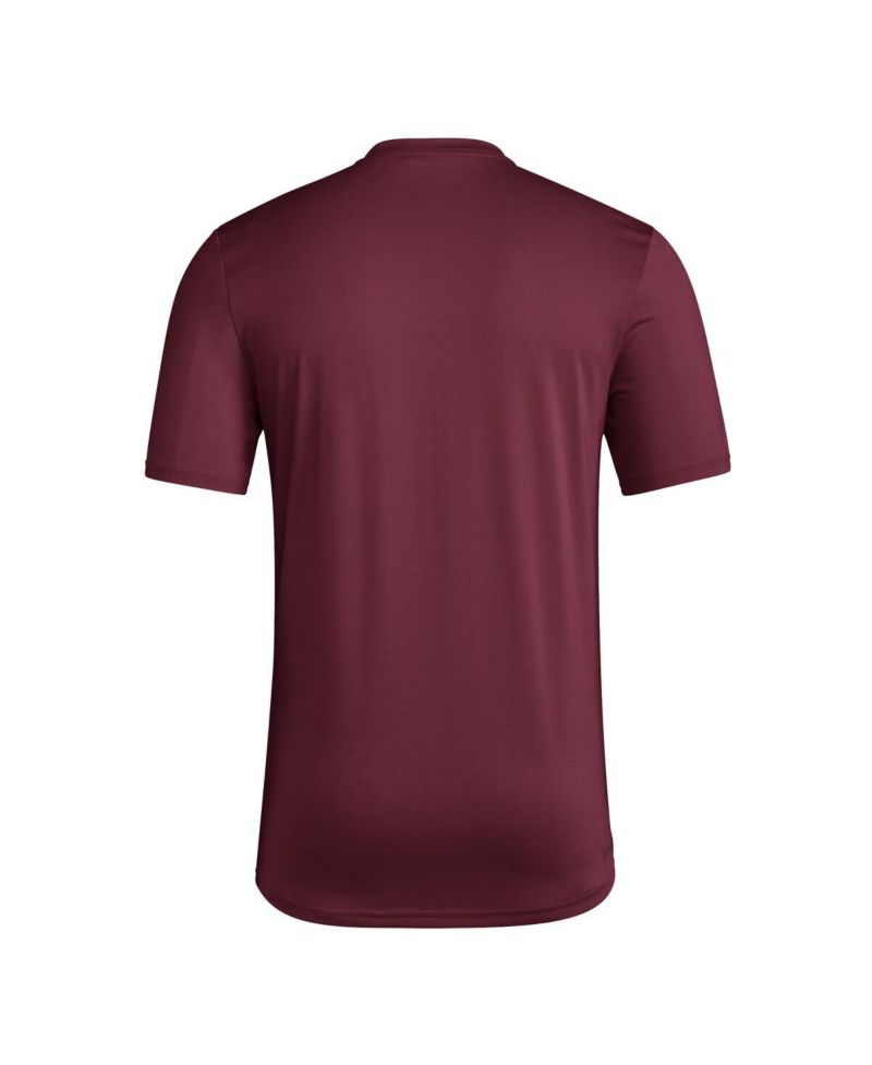 Men's Maroon Arizona State Sun Devils Basketball Practice Net Arch Pregame T-Shirt