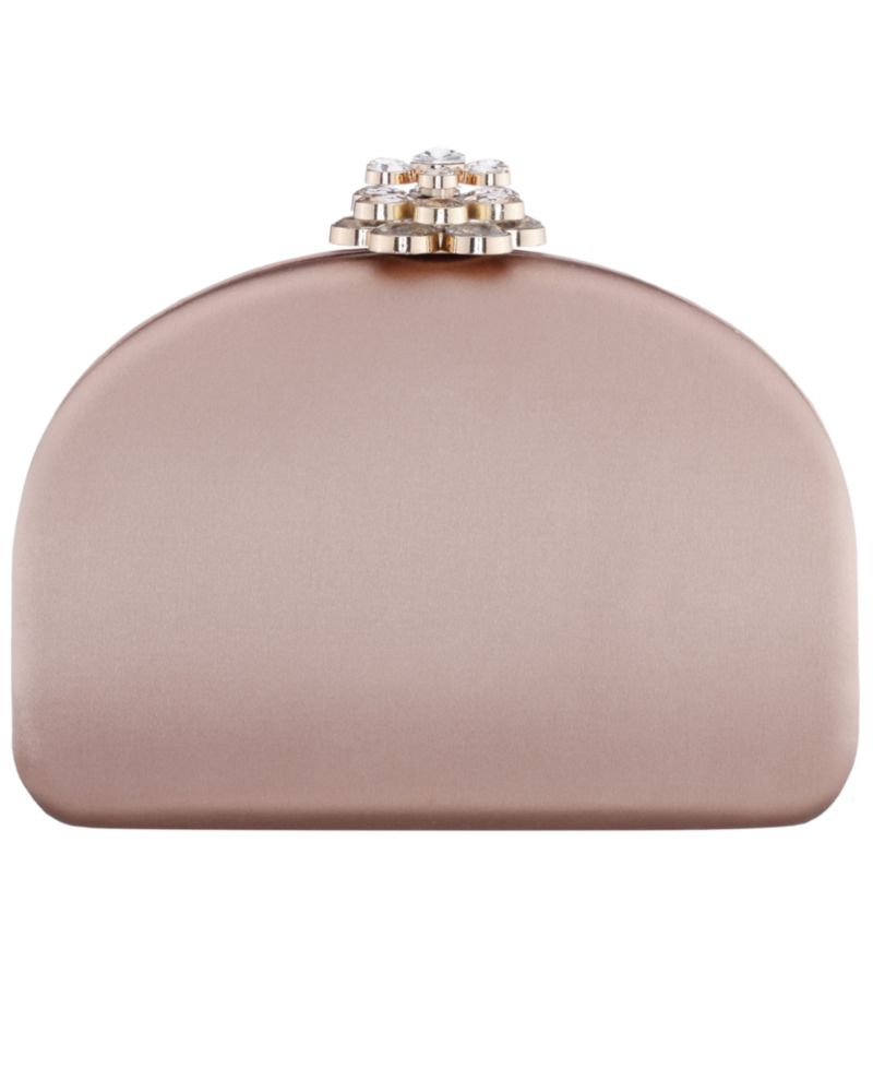 Crystal Flower Nivi Minaudiere Mini Clutch Handbag
