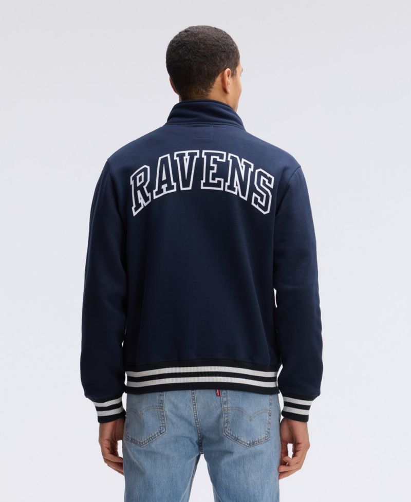 Men's Baltimore Ravens IconicFleece Full-Zip Fleece Jacket