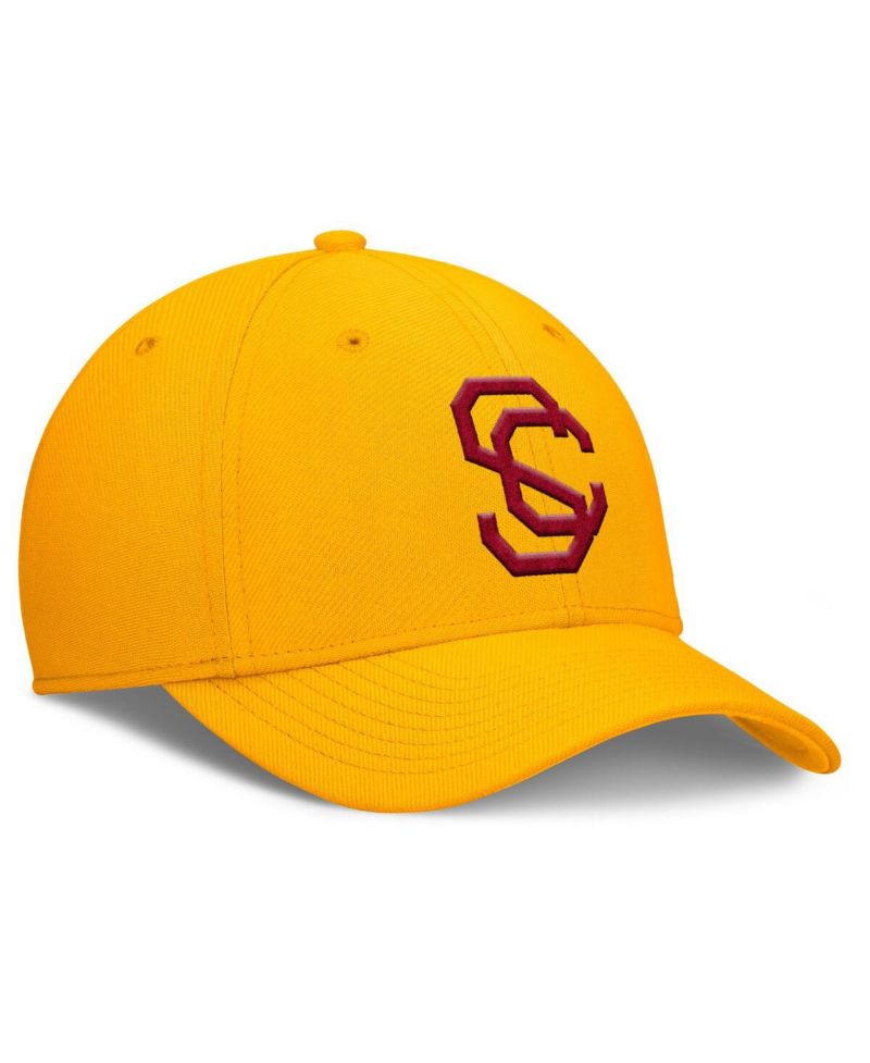 Men's Gold USC Trojans Rise Academic Dri-FIT Flex Hat