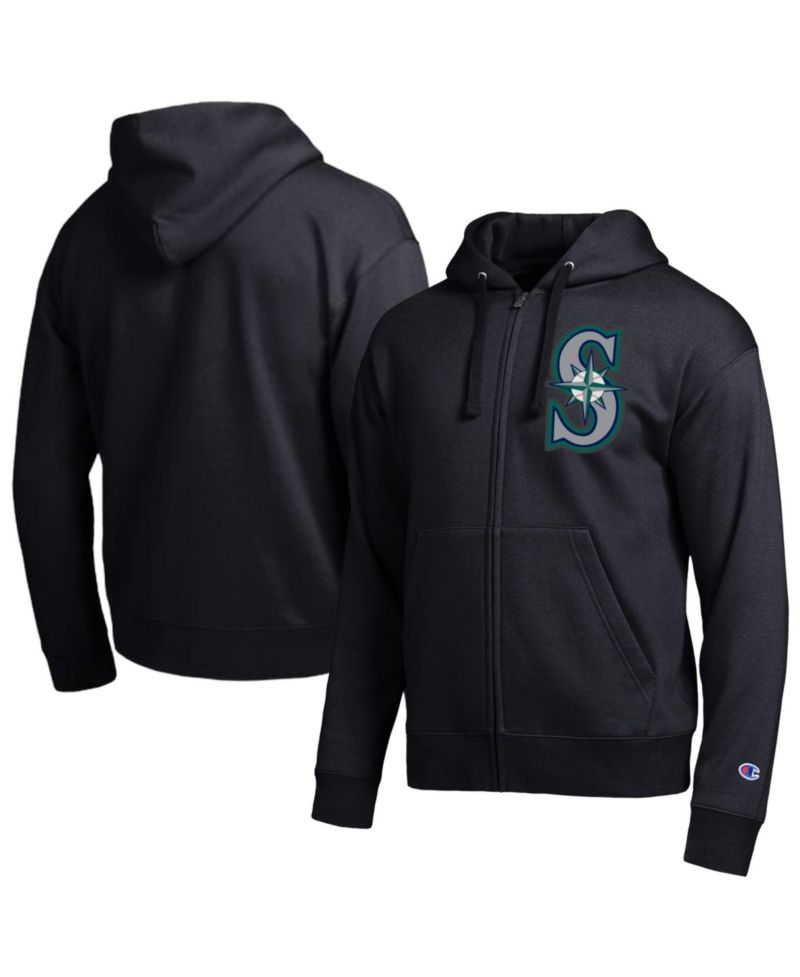Men's Black Seattle Mariners All-Star Full-Zip Hoodie
