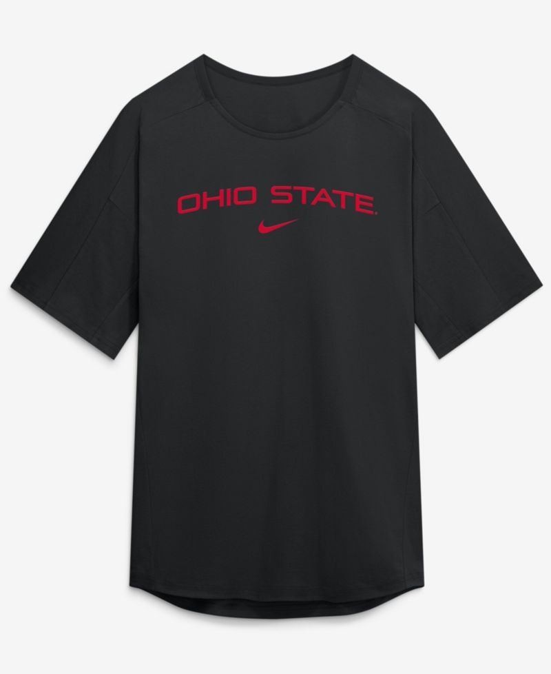 Men's Black Ohio State Buckeyes Golf Club Shirt