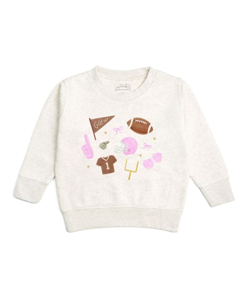 Little Girls Game Day Icon Sweatshirt