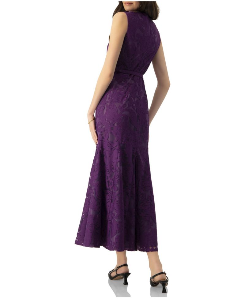 Women's Sleeveless Lace Long Dress