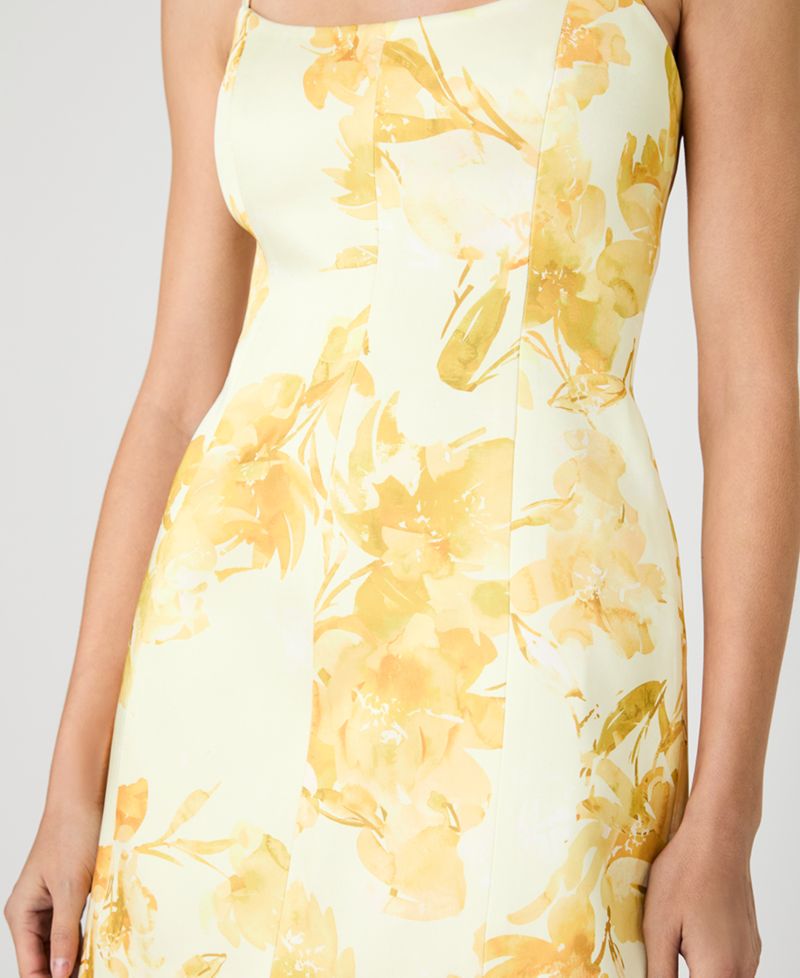 Women's Sleeveless Printed Mini Dress