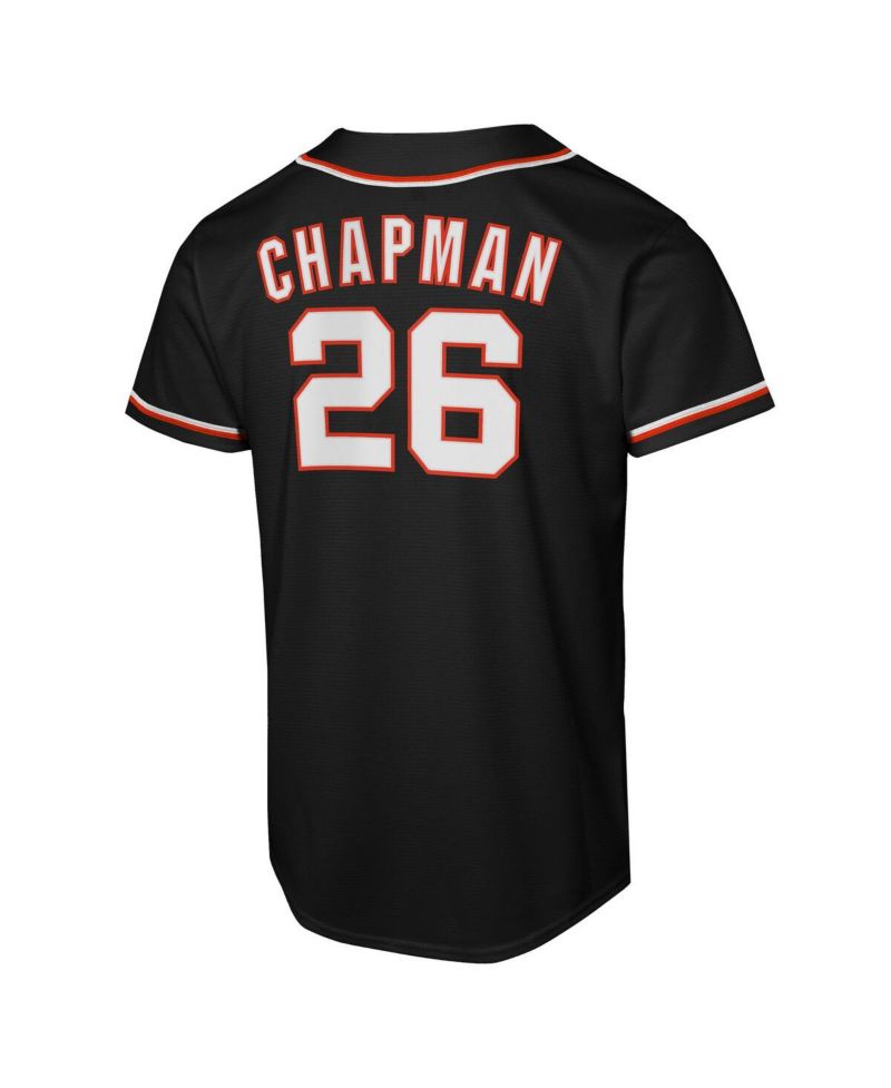 Big Boys and Girls Matt Chapman Black San Francisco Giants Fashion Replica Player Jersey