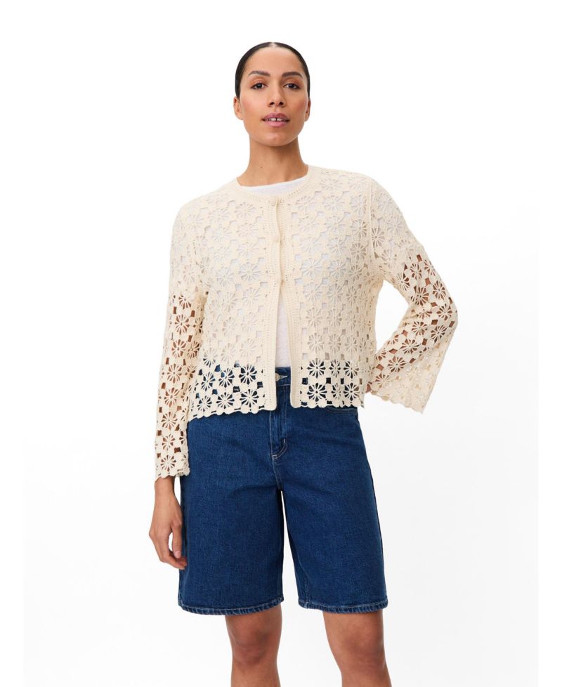 Women's Malittalis Crochet Floral Cardigan