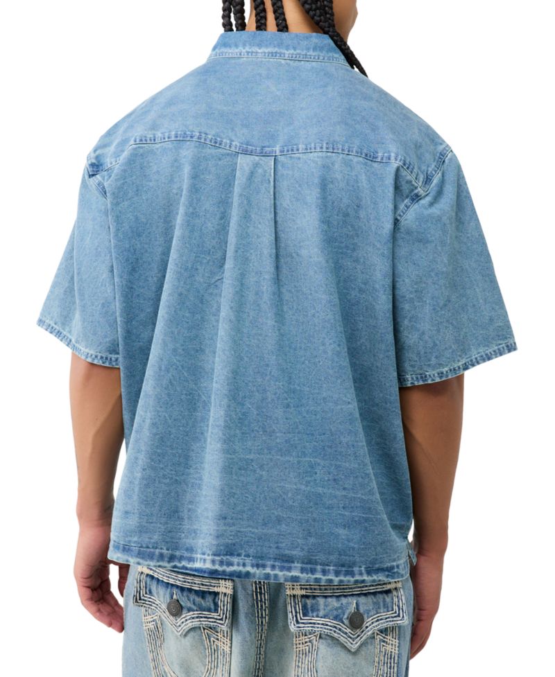 Men's Denim True Patchwork Shirt