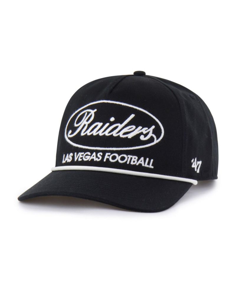 Men's Black Las Vegas Raiders Foundational Hitch Adjustable Hat