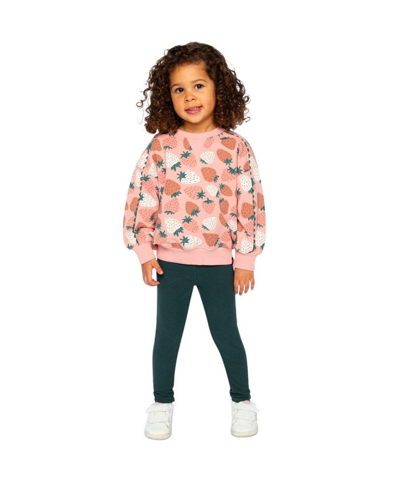 Little and Big Girl (6-14) Rib Leggings