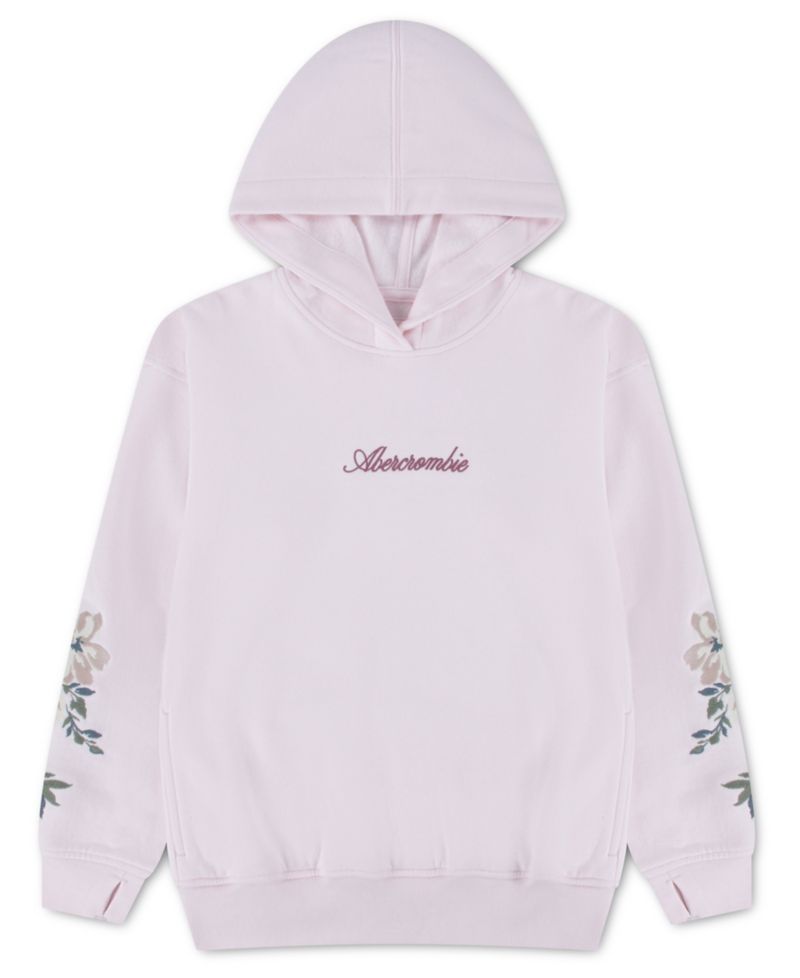 Girls' 5-16 Embroidered Legging Friendly Hoodie
