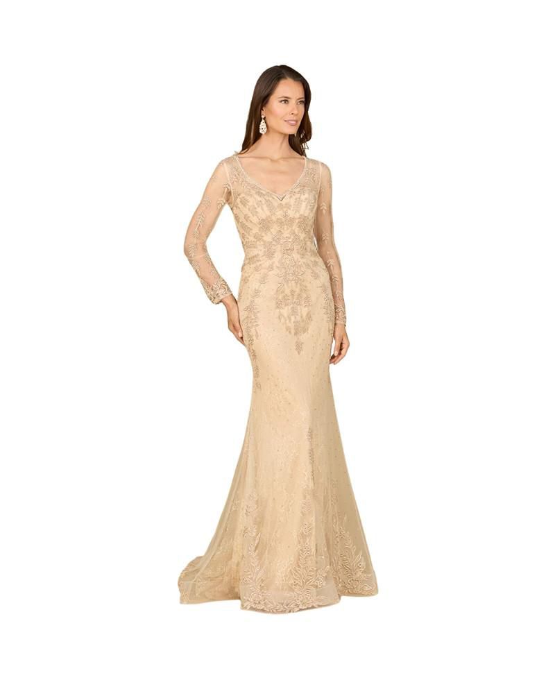 Women's Long Sleeve Lace Mermaid Gown