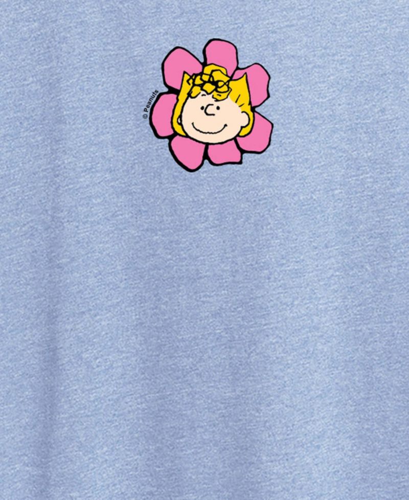 Plus Size Peanuts Sally Flower Graphic T-Shirt