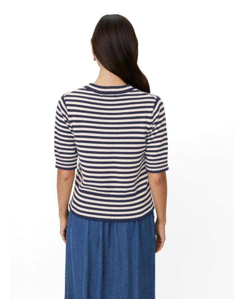 Women's MaFaeleen Striped Short Sleeve Sweater