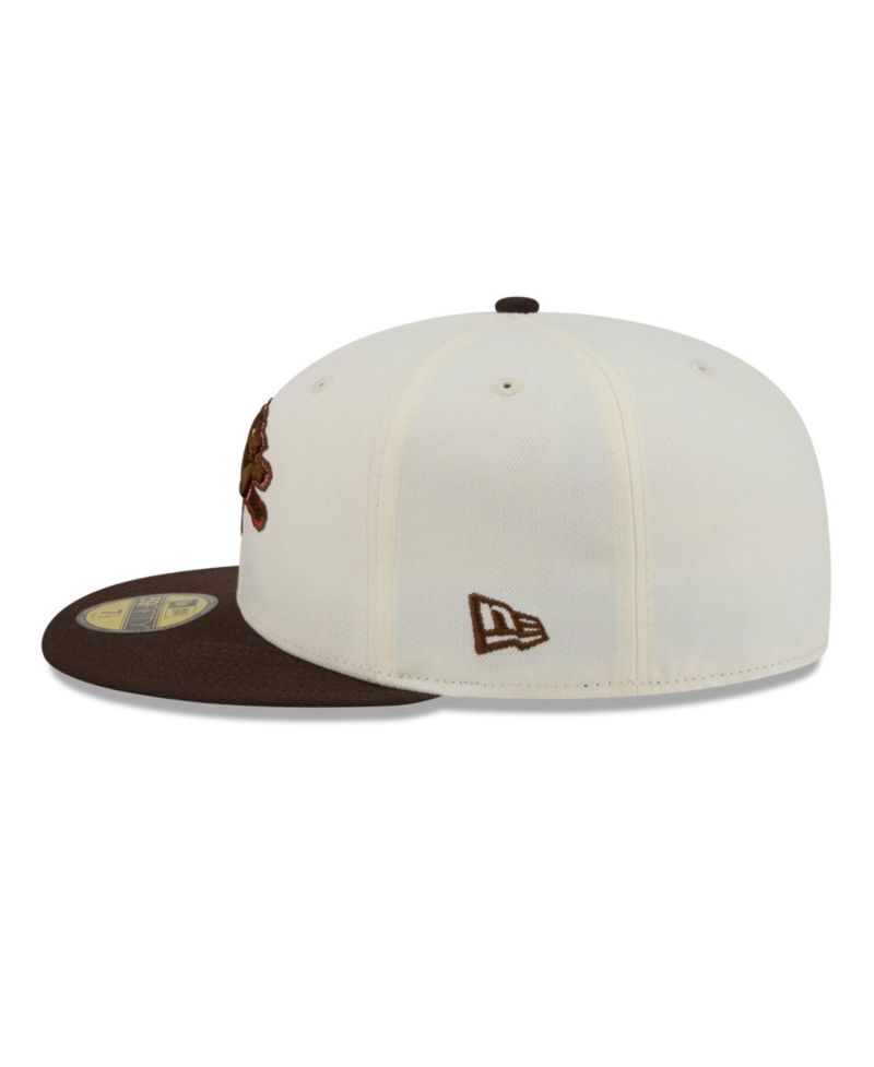 Men's Cream/Brown Detroit Lions Pumpkin Spice 59FIFTY Fitted Hat