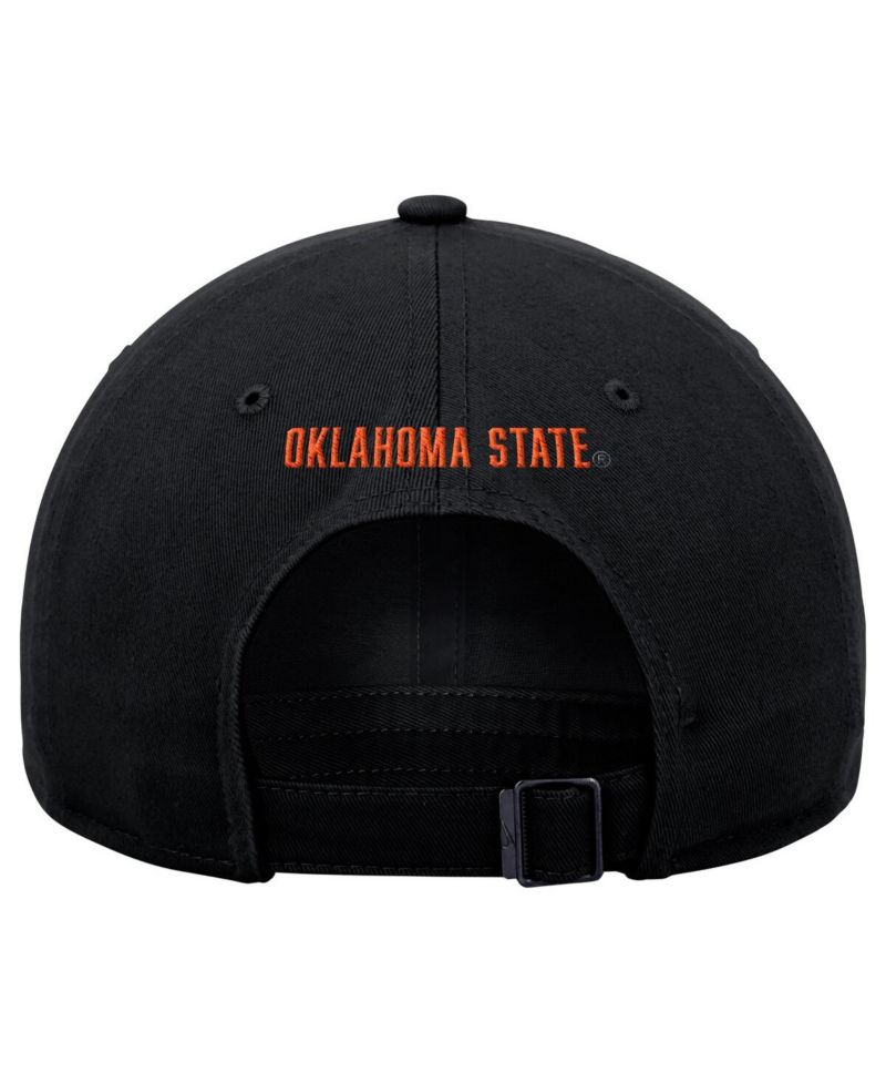 Men's Black Oklahoma State Cowboys Club Adjustable Hat