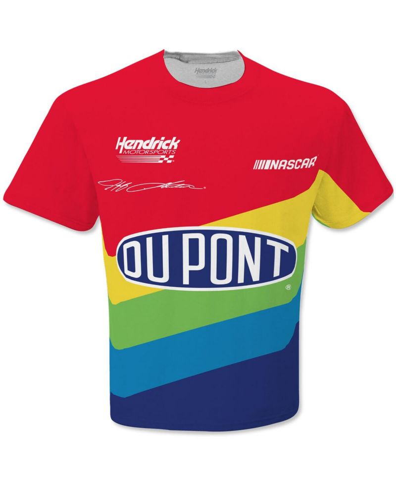 Men's Red/Yellow Jeff Gordon Pit Crew T-Shirt