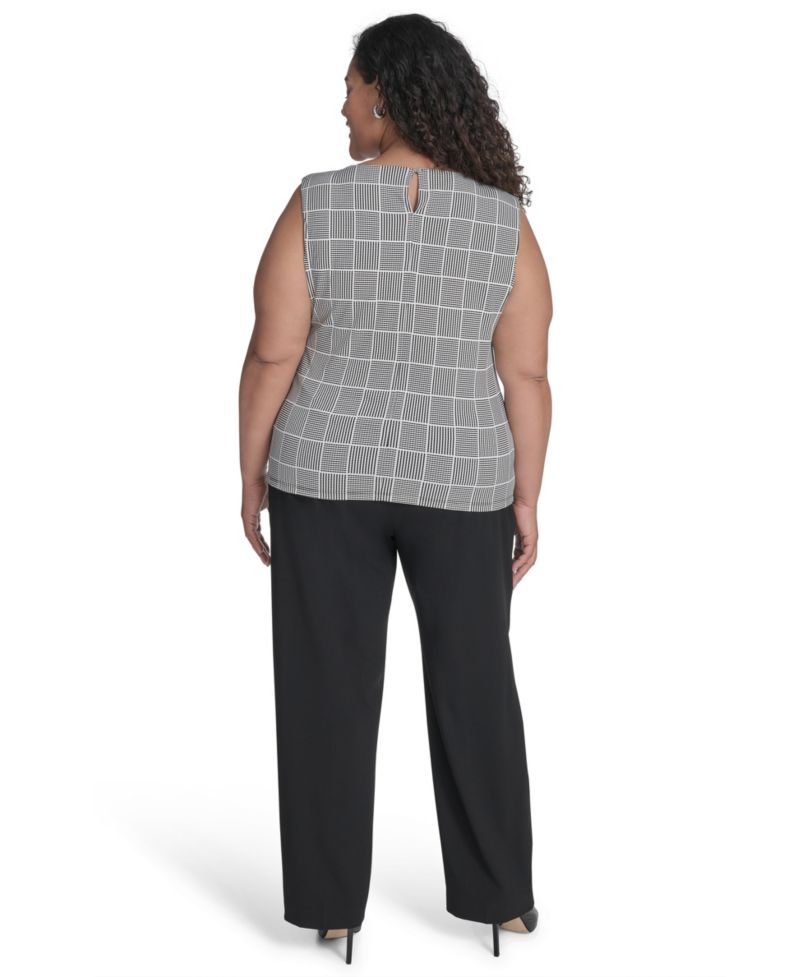 Plus Size Pleated Top