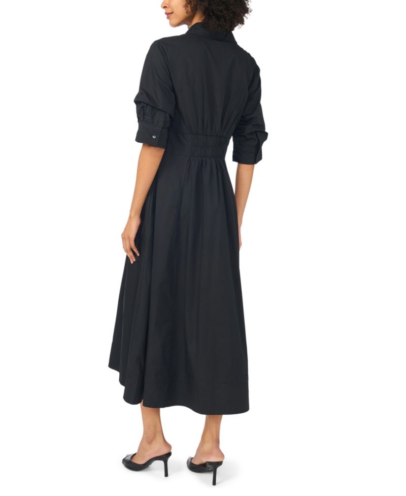 Women's Collared Neck Shirt Dress