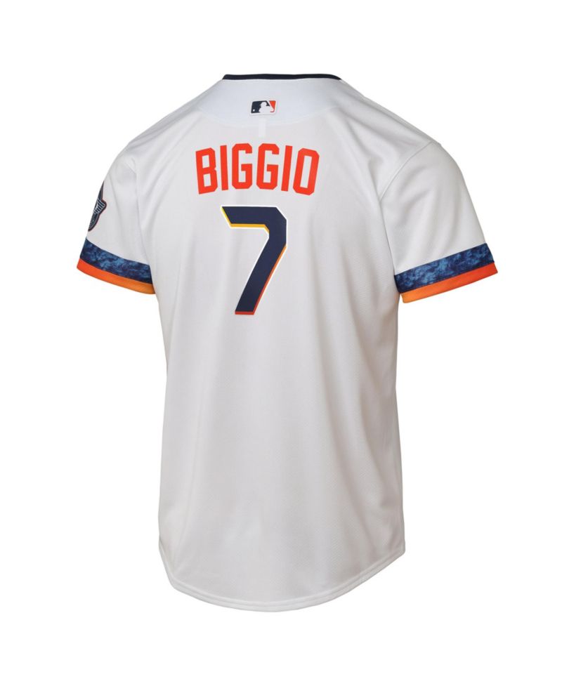 Big Boys and Girls Craig Biggio White Houston Astros 2025 City Connect Limited Player Jersey