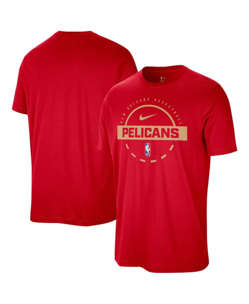 Men's Red New Orleans Pelicans Authentic Practice T-Shirt