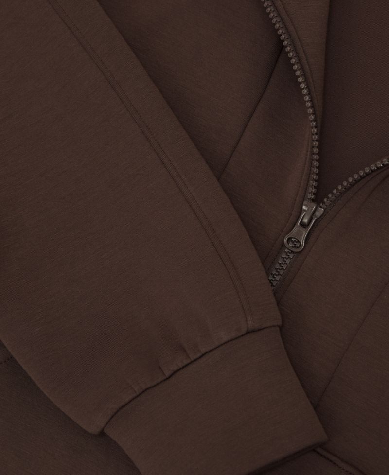 Women's Lockie Premium-Interlock Half-Zip Kangaroo-Pocket Hoodie