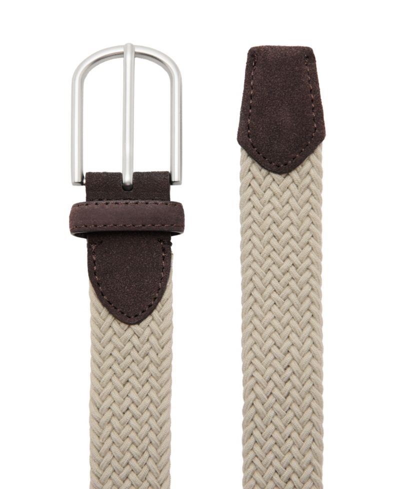 Men's Braided Leather Belt