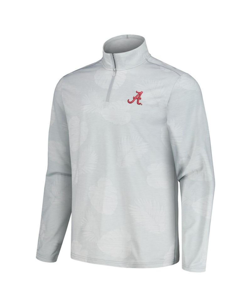 Men's Wisconsin Badgers Delray Frond Island Zone Half-Zip Jacket