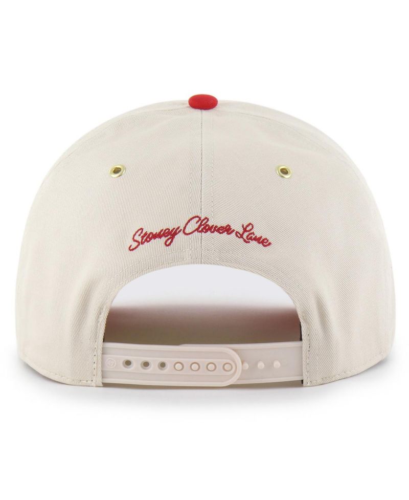 Men's x Natural/Red Philadelphia Phillies Glitter Rope Hitch Adjustable Hat